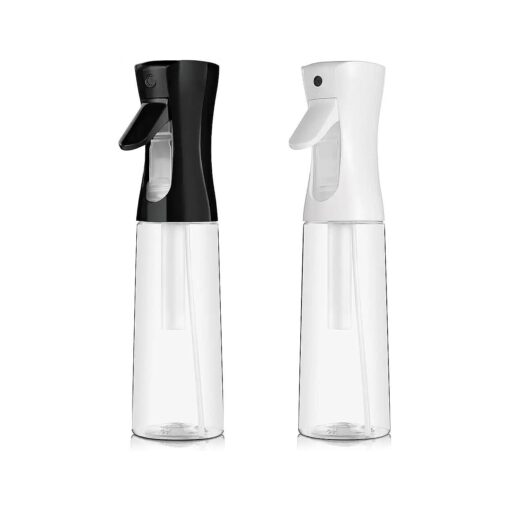 Continuous Spray Bottle for Hair ( 10.1oz/300ml ) 2 Pack Home Essentials Spray Bottles For Cleaning Empty Ultra Fine Water Mister Sprayer For Hairstyling Garden Plants Curly Hair Perfume Etc