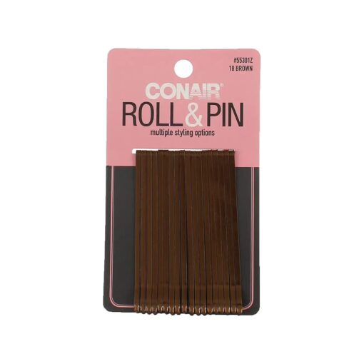 Conair Brown Roller Pins, 6.1 Oz