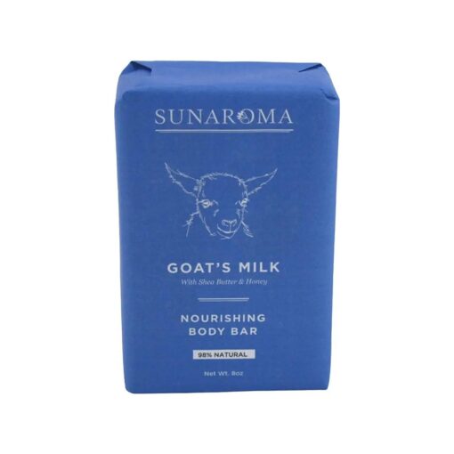 Sunaroma Conditioning Goat 's Milk Bar Soap, 8 Ounce ( Pack of 3 )