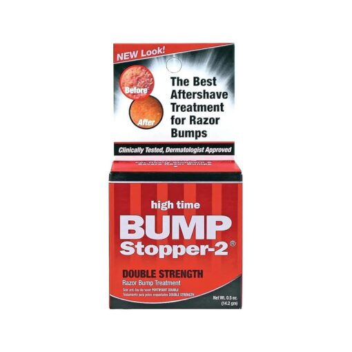 High Time Bump Stopper-2 Double Strength Razor Bump Treatment, 0.5 oz ( Pack of 5 )