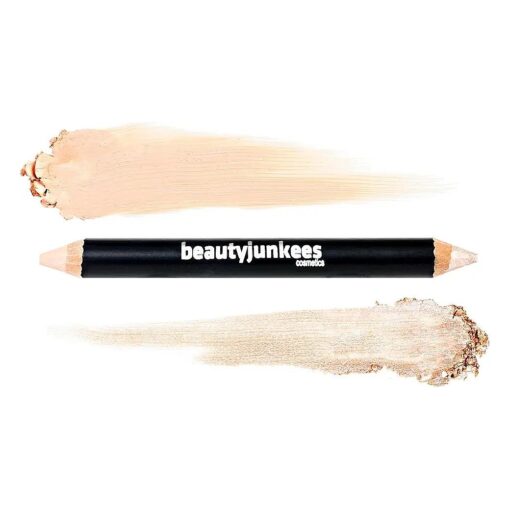 Eyebrow Highlighter Pencil Makeup - Creamy Matte Brow Concealer Pencil, Shimmer Eye Highlighter Corner Eye Brow Highlighter Stick, Eye Brightener, Gluten Paraben Cruelty Free, Cool Beige