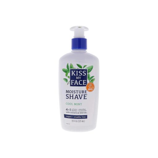 KISS MY FACE Cool Mint Moisture Shave, 11 FZ