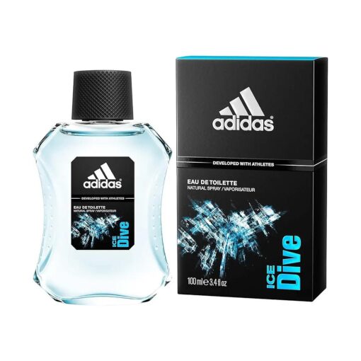 Adidas Ice Dive By Adidas For Men, Eau De Toilette Spray, 3.4 Fl Oz Bottle