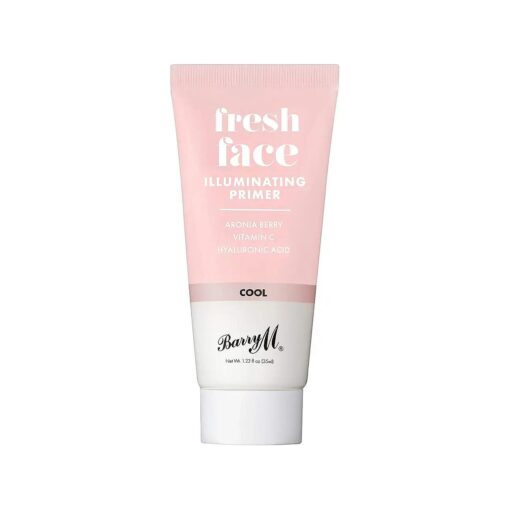 Barry M Cosmetics Fresh Face Makeup Primer Base, Cool Silver, 1 count