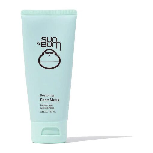 Sun Bum Skin Care Restoring Facial Mask | Vegan and Cruelty Free Formula with Cooling Aloe| 2 oz