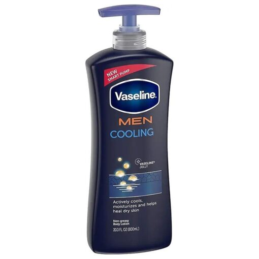 Vaseline Men Cooling Hydration Body Lotion 20.3 oz ( Pack of 5 ) .