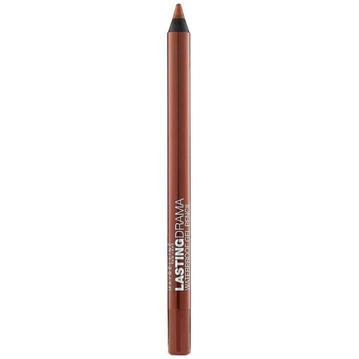 Maybelline New York Eyestudio Lasting Drama Waterproof Gel Pencil, Striking Copper, 0.037 Ounce