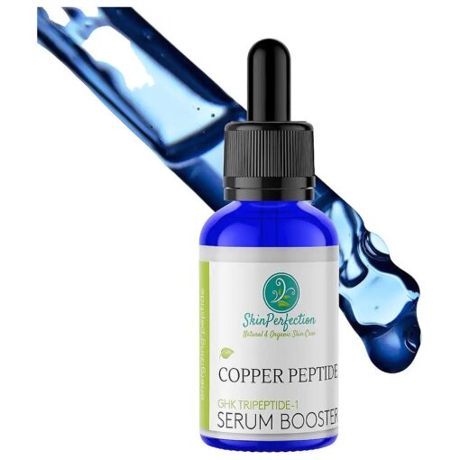 Copper Peptide GHK-Cu DIY Make Your Own Face and Hair Serum Mix with Any Skincare Product, Skin Perfection 0.5 Fl Oz, 300 Drops