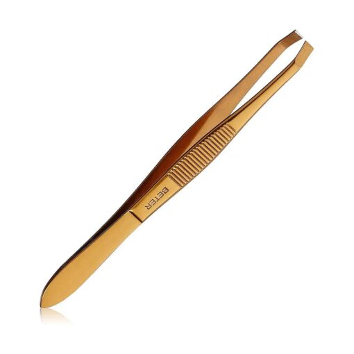 BETER-tip TWEEZERS with crab copper plated 8.3 cm 1-Pack unisex