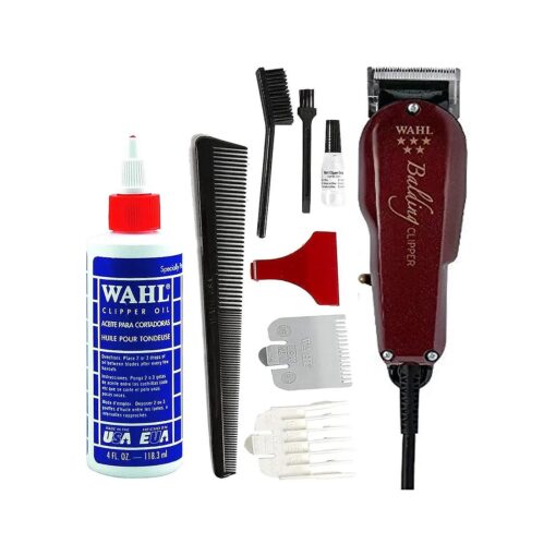 Wahl Professional 5-Star Balding Clipper # 8110 - Great for Barbers and Stylists - Cuts Surgically Close for Full Head Balding - Twice the Speed of Pivot Motor Clippers ( Bonus Oil )