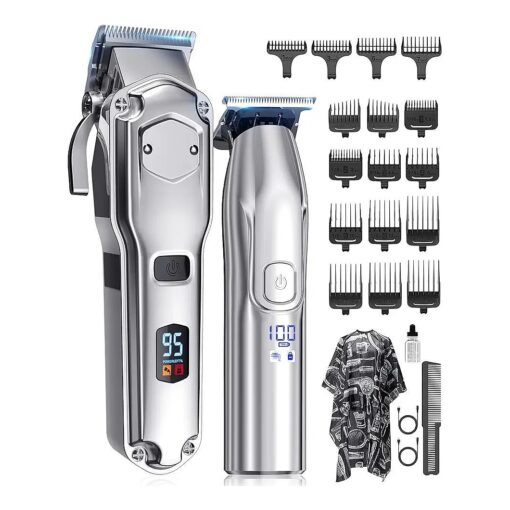 Jack & Rose Clippers and Trimmers Set, Cordless Hair Clippers for Men, Barber Clippers Set