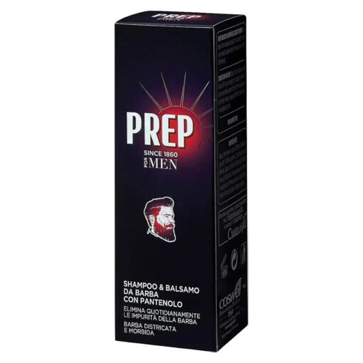 Prep Beard Shampoo & Conditioner With Panthenol By for Men - 3.4 Oz Shampoo & Conditioner, 3.4 Oz