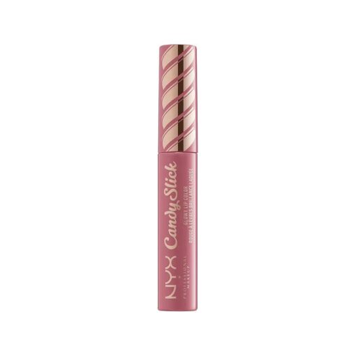 NYX PROFESSIONAL MAKEUP Candy Slick Glowy Lip Color Gloss - Cream Bee ( Dusty Rose )