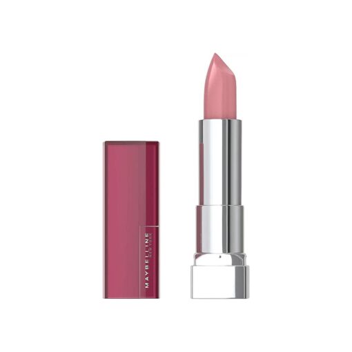 MAYBELLINE Color Sensational Lipstick, Lip Makeup, Cream Finish, Hydrating Lipstick, Born With It, Nude Pink,1 Count