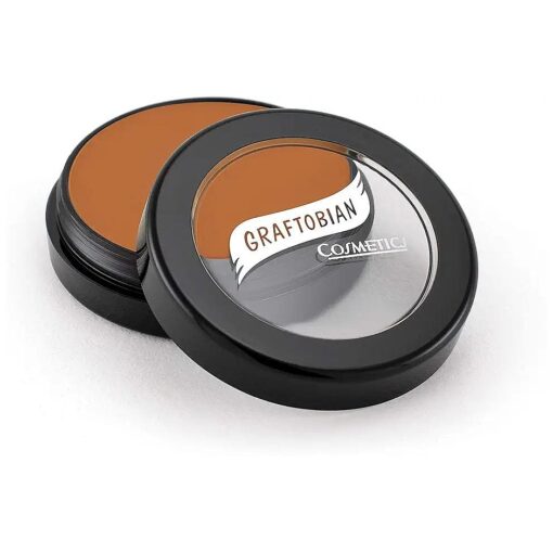 Graftobian HD Glamour Creme Foundation 1/2oz, Weightless Full Coverage Makeup, 65 Inclusive Shades, For All Skin Types, Natural or Full-Glam Looks, For Professionals and Beginners, Midnight Marigold