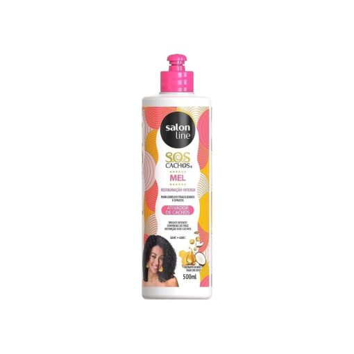 Linha Tratamento ( SOS Cachos ) Salon Line - Ativador De Cachos Intenso 500 Ml - ( Salon Line Treatment ( SOS Curls ) Collection - Extreme Curl Activator 16.91 Fl Oz )