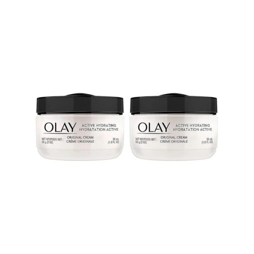 Olay Active Hydrating Cream Face Moisturizer, 1.9 fl oz ( Pack of 2 )