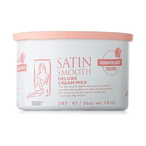 Satin Smooth Deluxe Cream Pot Wax, 14 Ounce