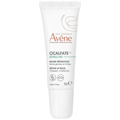 Eau Thermale Avene Cicalfate Restorative Lip Cream, Long Lasting Moisture to Soothe Dry, Cracked Lips, 0.3 oz .