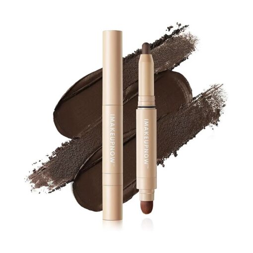 Cream to Powder Eyeshadow Stick, Pro Metallic Eye Brightener Pencil Crayon Makeup - 1PCS - G009