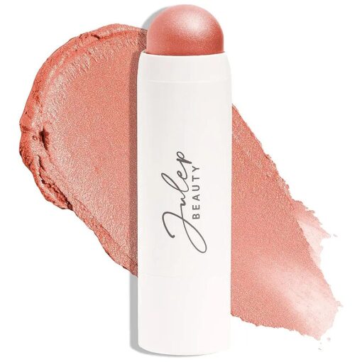 Julep Skip The Brush Cream to Powder Blush Stick - Rose Gold - Blendable and Buildable Color - 2-in-1 Blush and Lip Makeup Stick