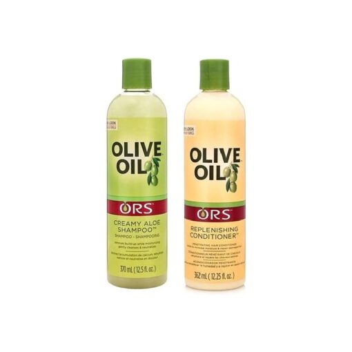 ORS Olive Oil Creamy Aloe Shampoo and Replenishing Conditioner