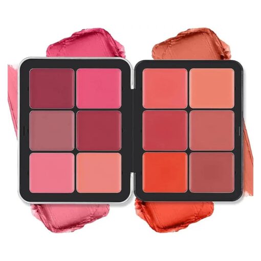 12 Colors Blush Palette, Highlighter Blush Powder Makeup, Long-Wearing, Smudge Proof, Natural-Looking, Blendable Cruelty-Free Matte Finish, Contour and Highlight Blush Palette Face Cosmetics Makeup