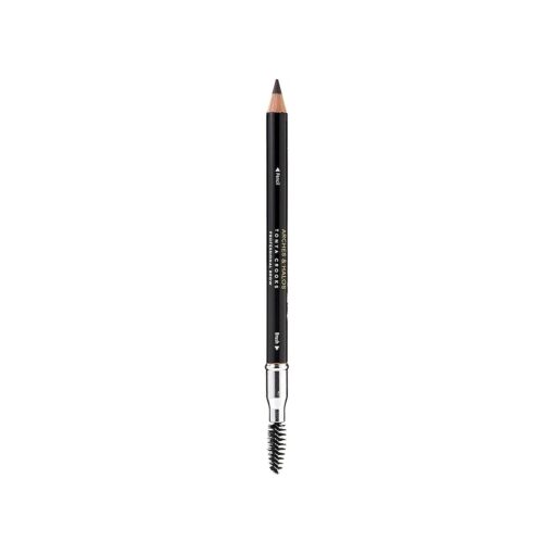 Arches & Halos Precision Brow Shaping Pencil - Double Sided Eyebrow Filler and Spoolie Brush - Creamy Texture for Shaping and Defining With Ease - Vegan, Cruelty Free - Dark Brown - 0.070 oz