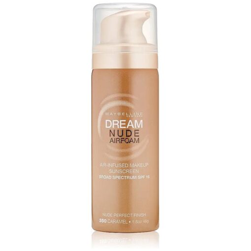 Maybelline New York Dream Nude Airfoam Foundation, Caramel, 1.6 Ounce