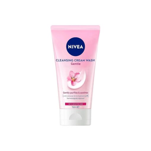 Nivea Visage Daily Essentials Gentle Cleansing Cream Wash for Dry & Sensitive Skin ( 150ml )