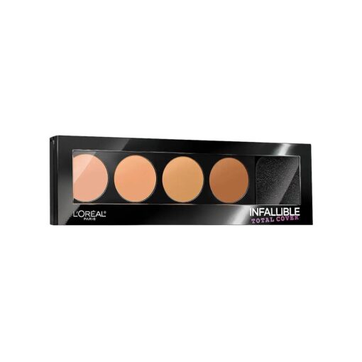 L'Oreal Paris Infallible Total Cover Concealing and Contour Kit, 0.17 oz .