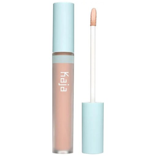 Kaja Liquid Concealer - Cat Nap | with Aqua Ceramide, Peach-toned Under Eye Brightener, Hydrating, Blendable, Seamless Coverage for Dark Circles and Puffiness, 0.19 Oz