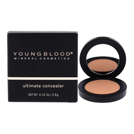 Youngblood Clean Luxury Cosmetics Ultimate Concealer, Medium | Conceals Under Eye Dark Circles Full Coverage Brightening Non-Creasing Coverage for Discoloration and Spots | Vegan, Cruelty Free