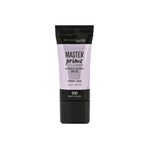 Maybelline New York Facestudio Master Prime Primer Makeup, Blur+ Defend, 1 fl, oz .