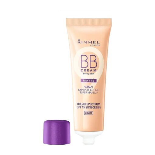 Rimmel London Match Perfection - 001 Light - BB Cream, Lightweight, SPF 25, Minimizes the Look of Pores, 1oz