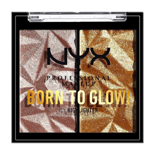 NYX PROFESSIONAL MAKEUP Born To Glow Icy Highlighter Duo - Rock Candy