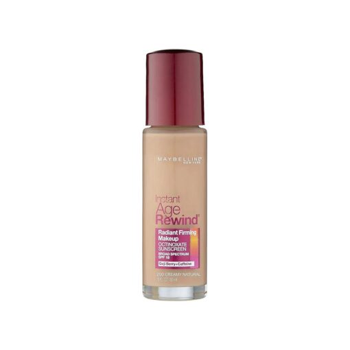 Maybelline New York Instant Age Rewind Radiant Firming Makeup, Creamy Natural 200, 1 Fluid Ounce