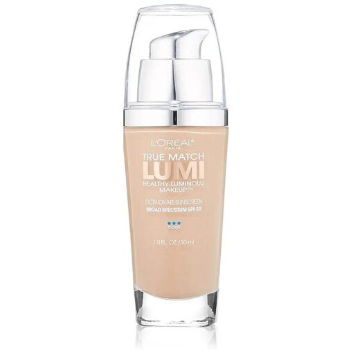 L'Oreal Paris True Match Lumi Healthy Luminous Makeup, C3 Creamy Natural, 1 fl ; oz .