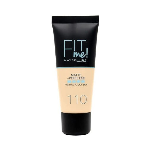 Fit Me Matte+Poreless Fond De Teint Tb 110 Porcelaine