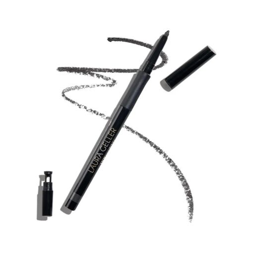 LAURA GELLER NEW YORK INKcredible Gel Eyeliner - Graphite - Waterproof Smudge-proof Eyeliner Pencil - Built in Sharpener