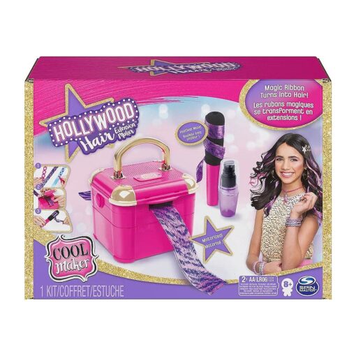 Cool Maker, Hollywood Hair Extension Maker for Girls with 6 Bonus Extensions ( 18 Total ) and Accessories, Exclusive