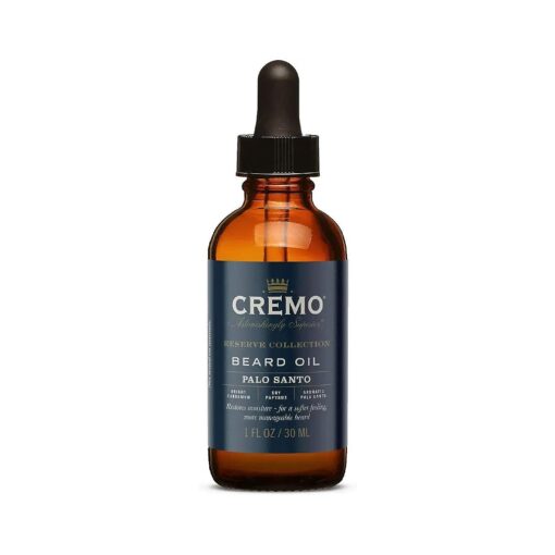 Cremo Beard Oil, Palo Santo ( Reserve Collection ), 1 fl oz - Restore Natural Moisture and Soften Your Beard To Help Relieve Beard Itch