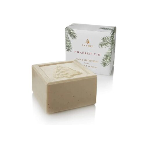 Thymes Frasier Fir Bar Soap - Pine Tree Scented Hand and Body Soap ( 5.5 oz )