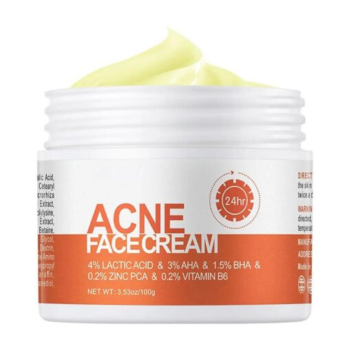 Acne Cream Pimple Cream for Face, Oil Control Pimple Remover Cream Get Rid of Pimples Fast, for Oily and Acne Prone Skin, Cruelty Free, crema para espinillas en la cara