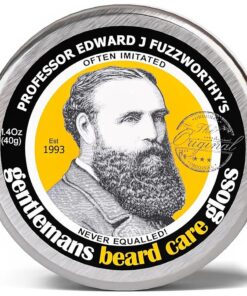 Professor Fuzzworthy 's Beard Balm Gloss Leave In Conditioner All Natural Organic Beard Care with Leatherwood Honey & Essential Plant Oils | Handmade in Tasmania Australia- 40g