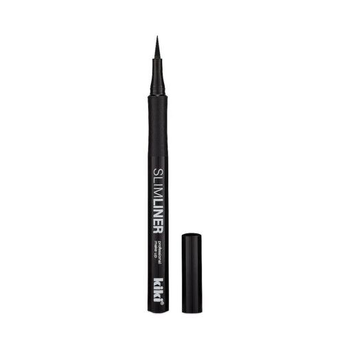 kiki Slimliner Liquid Eyeliner Pen Black, Smudge Proof All Day Vegan Formula, Cruelty Free