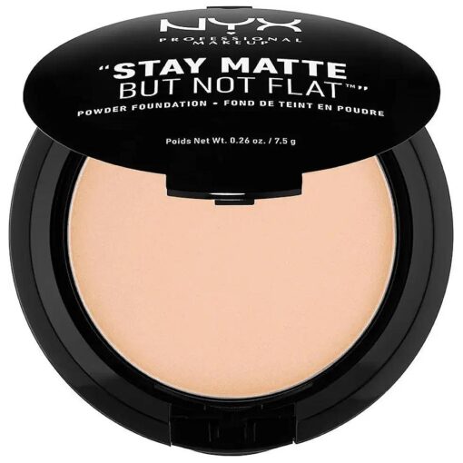 NYX PROFESSIONAL MAKEUP Stay Matte But Not Flat Powder Foundation, Natural