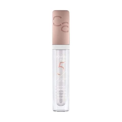 Catrice | Powerfull 5 Glossy Lip Oil | pH-Reactive for a Personalized Color | Formulated with 5 Nourishing Oils | Gluten Free | Vegan & Cruelty Free ( 010 | Frosted Sugar )