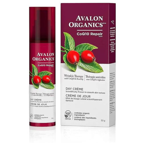 Avalon Organics Day Creme, Wrinkle Therapy, 1.75 Oz