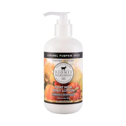 Dionis - Goat Milk Skincare Scented Lotion ( 8.5 oz ) - Made in the USA - Cruelty-free and Paraben-free ( Caramel Pumpkin Spice )